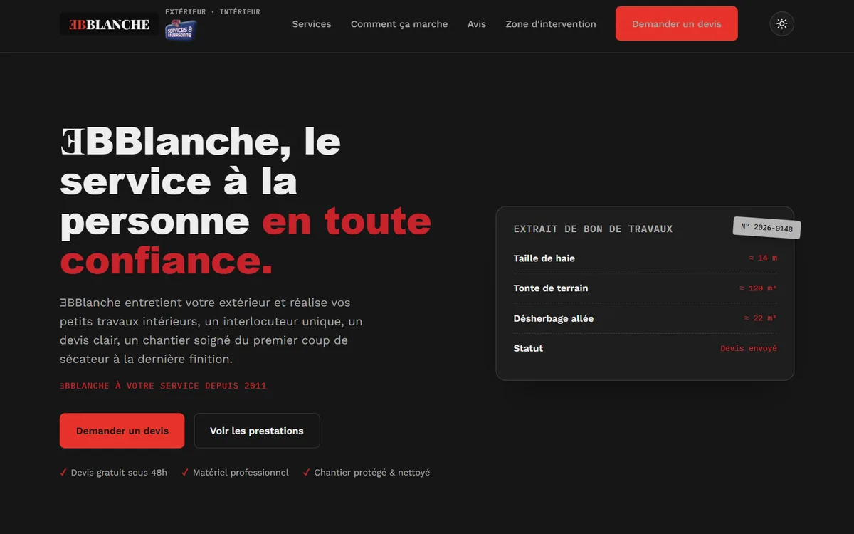 ƎBBlanche — Aperçu